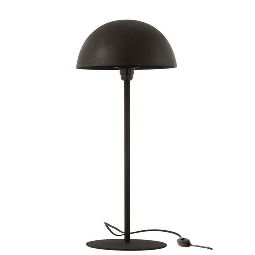 Tafellamp Zwart Ijzer 27 cm-Tafellampen-J-Line