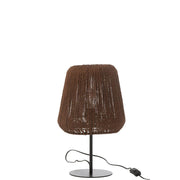 Tafellamp Zwart Ijzer 28 cm 28x28x45 cm-Tafellampen-J-Line