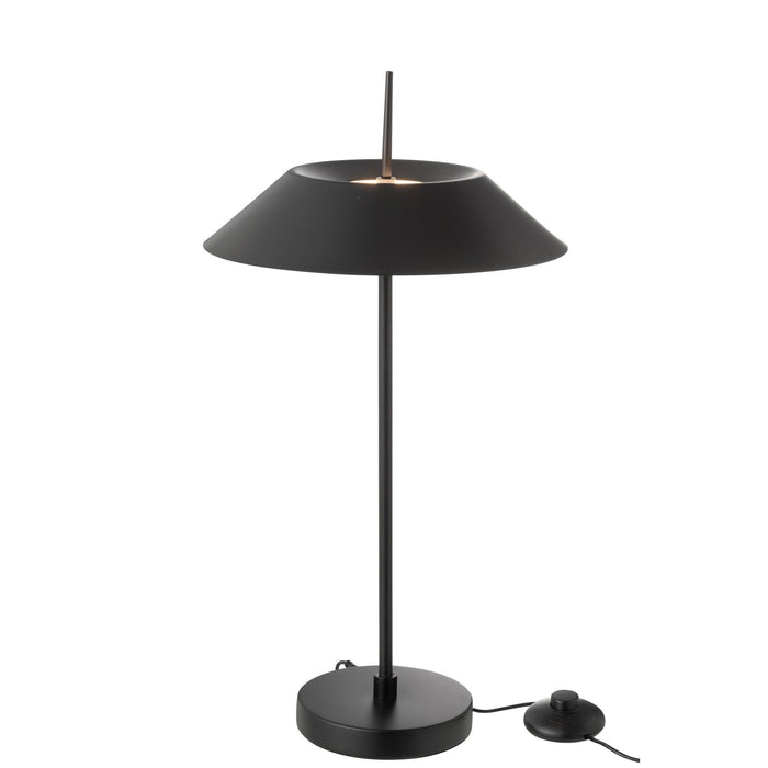 Tafellamp Zwart Ijzer 30 cm Ijzer 30.5x30.5x56 cm-Tafellampen-J-Line