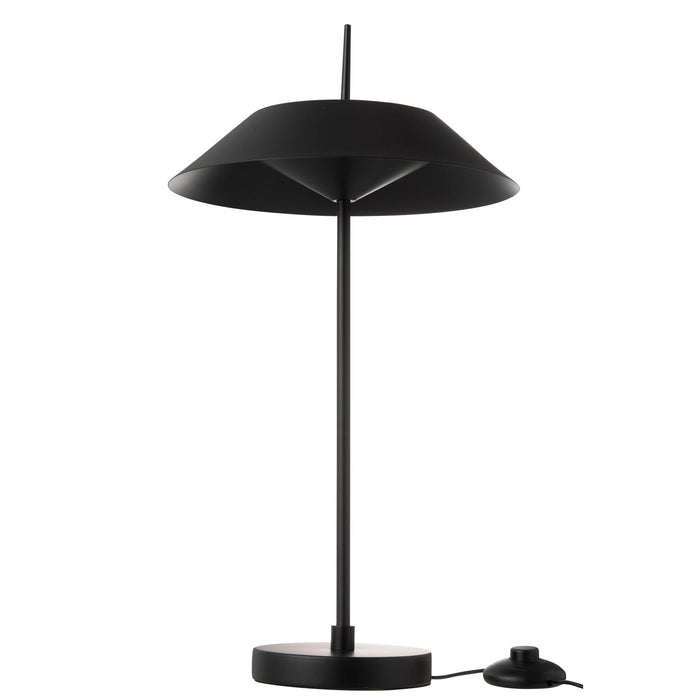 Tafellamp Zwart Ijzer 30 cm Ijzer 30.5x30.5x56 cm-Tafellampen-J-Line