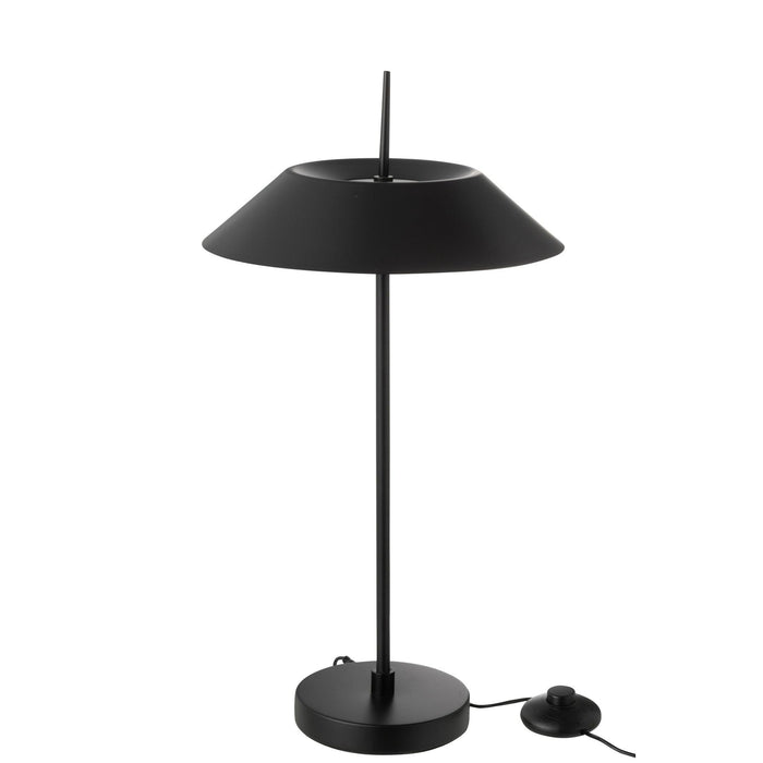 Tafellamp Zwart Ijzer 30 cm Ijzer 30.5x30.5x56 cm-Tafellampen-J-Line