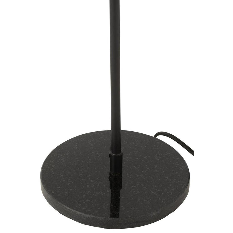 Tafellamp Zwart Ijzer 30 cm Ijzer,marmer 30x30x56 cm-Tafellampen-J-Line