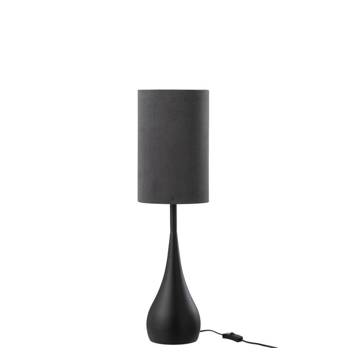 Tafellamp Zwart Ijzer S 20 cm - Zwart - 47419-Tafellampen-J-Line