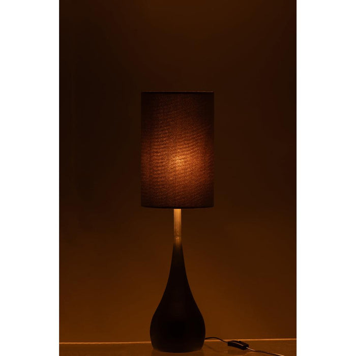 Tafellamp Zwart Ijzer S 20 cm - Zwart-Tafellampen-J-Line
