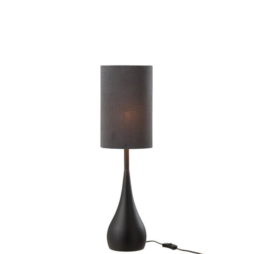 Tafellamp Zwart Ijzer S 20 cm - Zwart-Tafellampen-J-Line