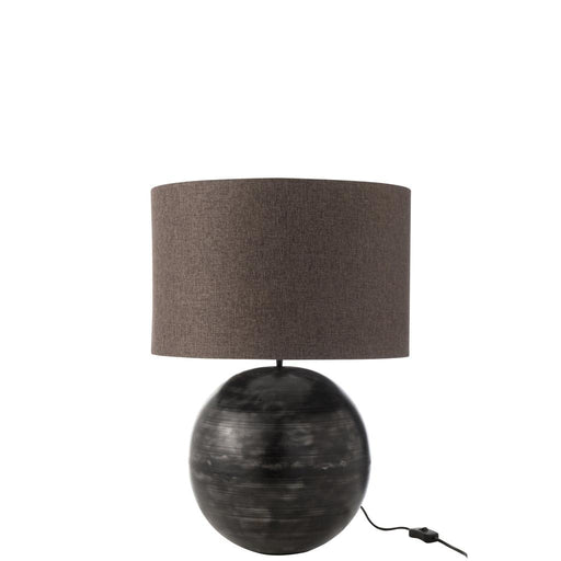 Tafellamp Zwart Ijzer S 42 cm-Tafellampen-J-Line