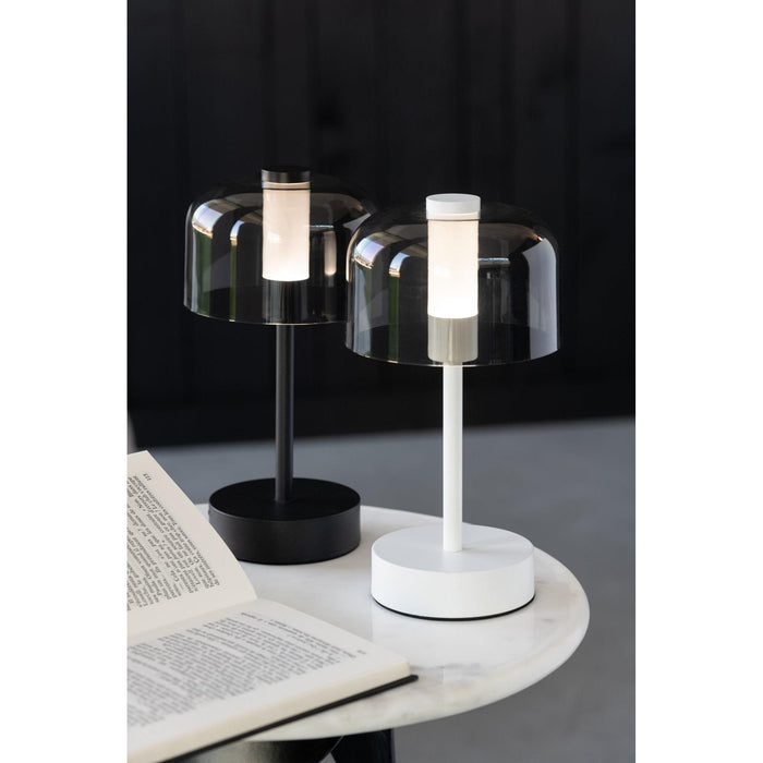 Tafellamp Zwart Kunststof 13 cm-Tafellampen-J-Line
