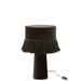 Tafellamp Zwart Kunststof Rond 25 cm 25x25x44 cm-Tafellampen-J-Line