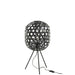 Tafellamp Zwart Metaal Rond 29 cm 29x29x59.5 cm-Tafellampen-J-Line