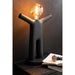2de kans J-Line Lamp P'tit maurice poly zwart-Tafellampen-J-Line