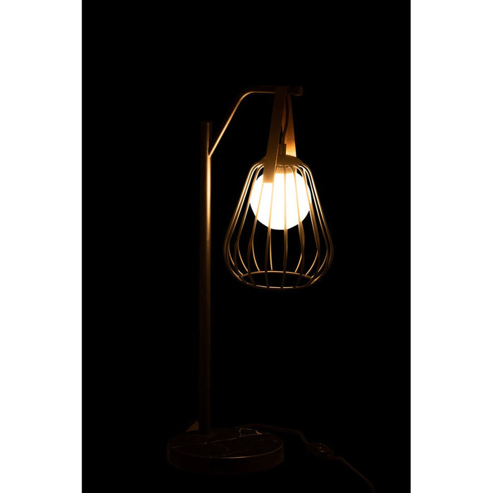 Tafellamp Zwart Staal 20 cm-Tafellampen-J-Line