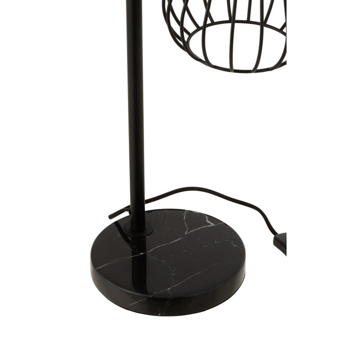 Tafellamp Zwart Staal 20 cm-Tafellampen-J-Line