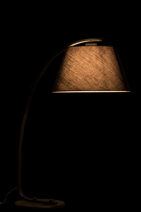 Tischlampe Schwarz Eisen 53 cm