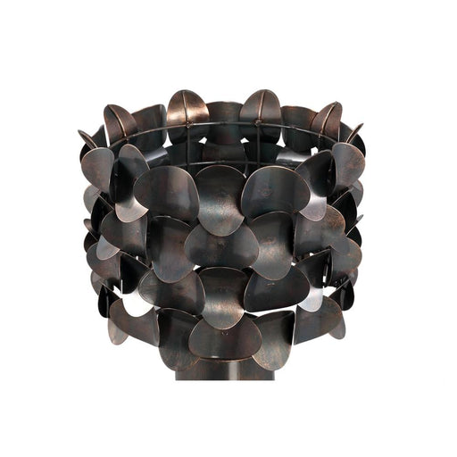 Tafellampen Jaye Zwart IJzer Tafellamp Bended Cirkel Patroon-Tafellampen-PTMD