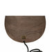 Tafellampen Peake Bruin Mangohout Rond Tafellamp Low-Tafellampen-PTMD