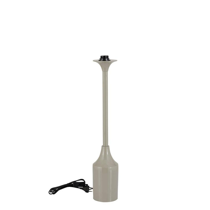 Tanaiya Crème Rond IJzer Tafellamp Rond Cap-Tafellampen-PTMD