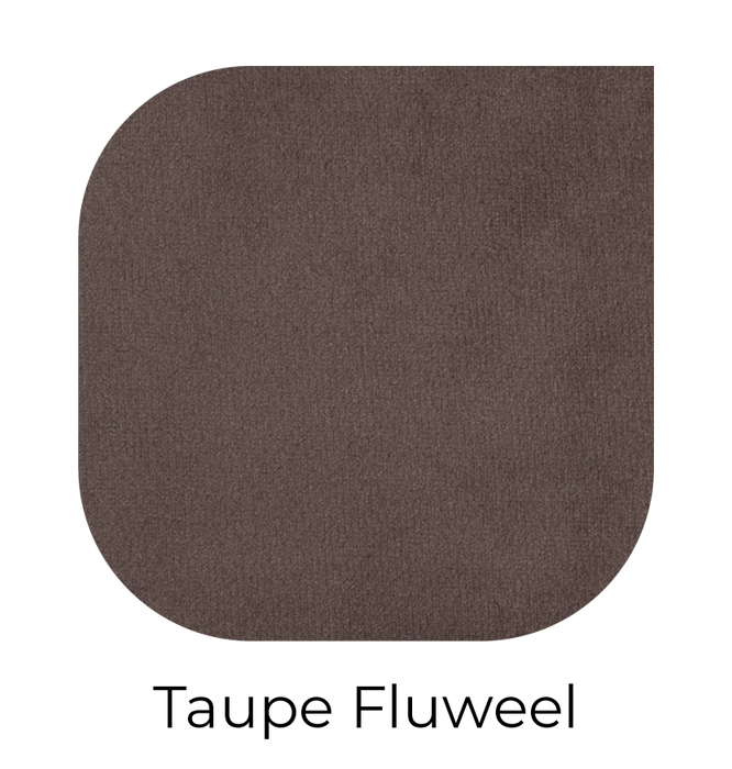 LABEL51 Eetkamerstoel Bello Taupe Fluweel 48x58x82 cm-Eetkamerstoelen-LABEL51
