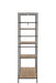 Textlel Rack Metal/Wood Black-Vakkenkasten-J-Line