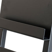 Tijdschriftenhouder PAPER Staal Zwart 25x6.5x178.5cm-Wanddecoratie-Spinder