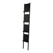 Tijdschriftenhouder PAPER Staal Zwart 25x6.5x178.5cm-Wanddecoratie-Spinder