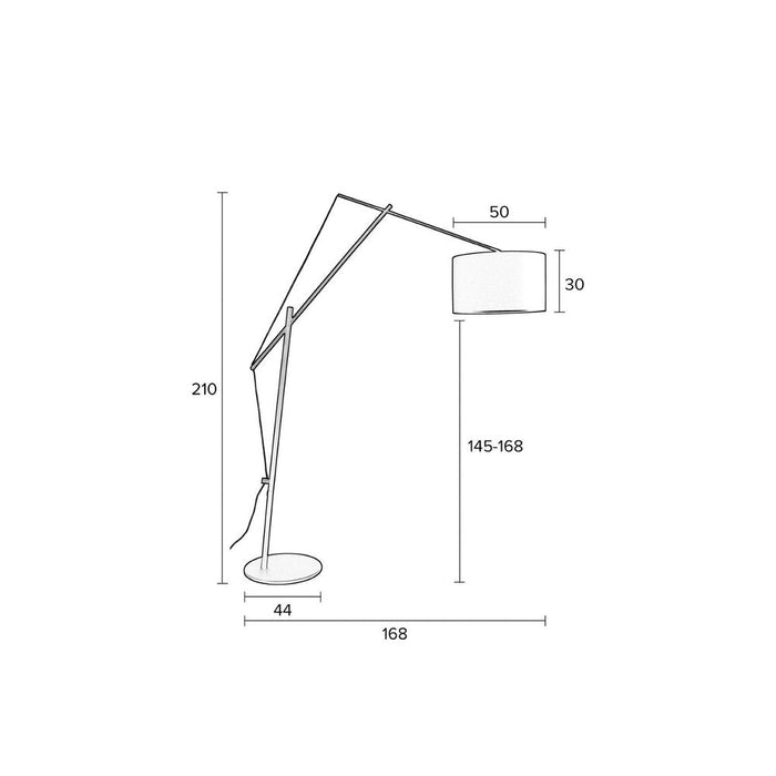 Tokio Vloerlamp Zwart-Vloerlampen-Creating Home