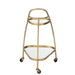 Trolley Goud Glas 51x62 cm-Opbergkasten-J-Line