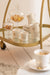 Trolley Goud Glas 51x62 cm-Spiegels-J-Line