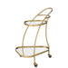 Trolley Goud Glas 51x62 cm-Spiegels-J-Line