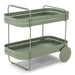 Trolly GIN & TROLLEY Staal Dusty Green 42x74x69.3cm Spinder Design-Trolleys-Spinder