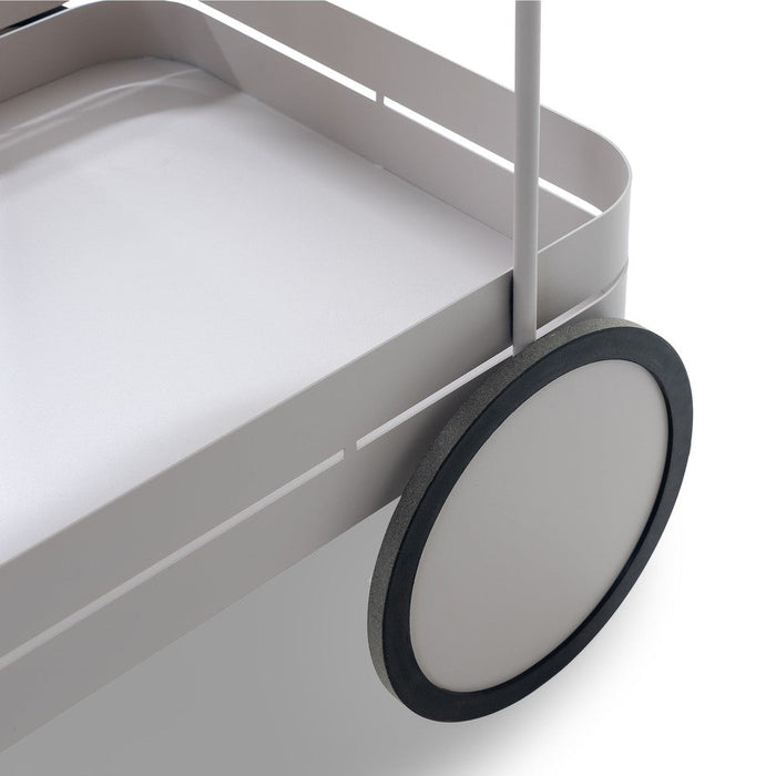Trolly GIN & TROLLEY Staal Silky Taupe 42x74x69.3cm-Opbergkasten-Spinder