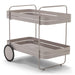 Trolly GIN & TROLLEY Staal Silky Taupe 42x74x69.3cm-Opbergkasten-Spinder