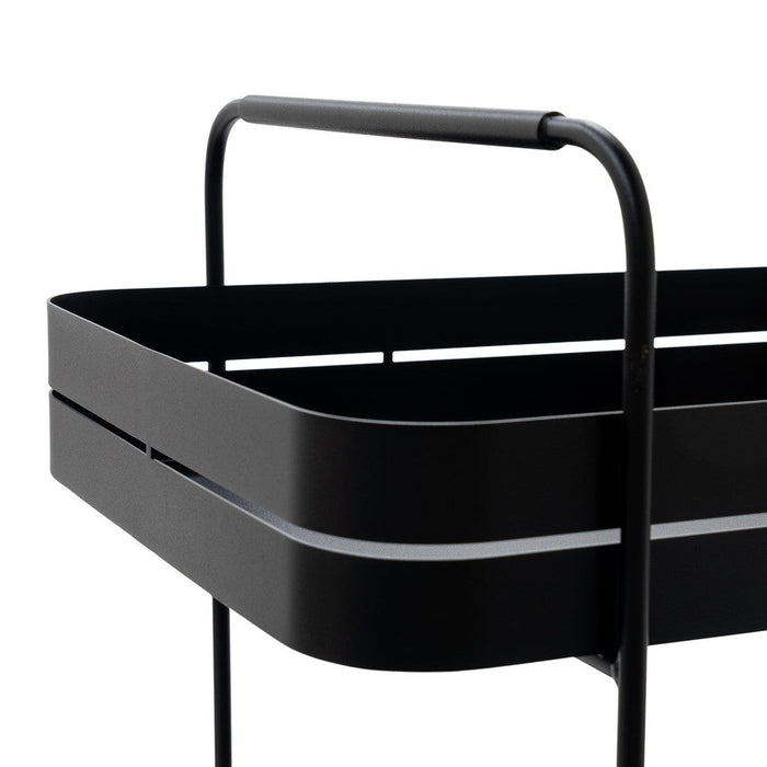 Trolly GIN & TROLLEY Staal Zwart 42x74x69.3cm Spinder Design-Opbergkasten-Spinder