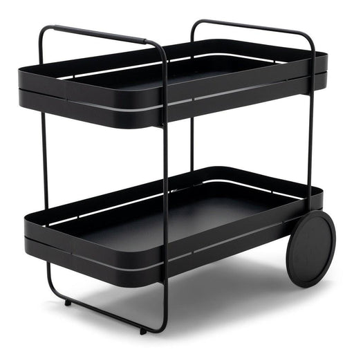 Trolly GIN & TROLLEY Staal Zwart 42x74x69.3cm Spinder Design-Opbergkasten-Spinder