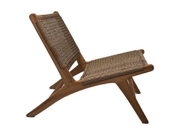 Tuin Loungestoel Rio KD-66x80x65-Naturel/Naturel-Teak/Bananenblad-Buitenstoel-HSM Collection