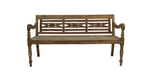 Tuinbank 3 Zits-160x65x88/45-Naturel-Teak-Buitenstoel-HSM Collection