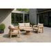 Tuinmeubel Bilbao Tuinset Teakhout Naturel hout 148x80 cm-Tuinmeubels-Livingfurn