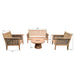 Tuinmeubel Malaga Tuinset Teakhout Naturel hout 138x97 cm-Tuinmeubels-Livingfurn