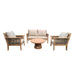 Tuinmeubel Malaga Tuinset Teakhout Naturel hout 138x97 cm-Tuinmeubels-Livingfurn