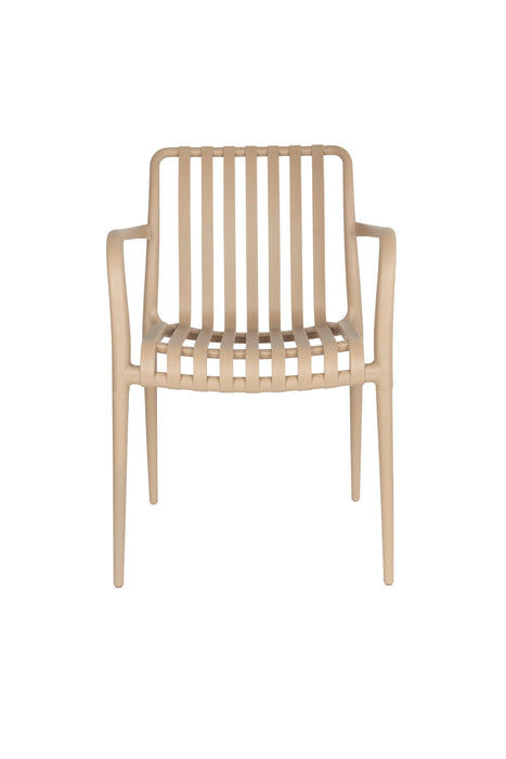 Tuinstoel Amae Polypropyleen Beige 57x53 cm