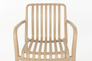 Tuinstoel Amae Polypropyleen Beige 57x53 cm-Eetkamerstoelen-Creating Home
