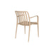 Tuinstoel Amae Polypropyleen Beige 57x53 cm-Eetkamerstoelen-Creating Home