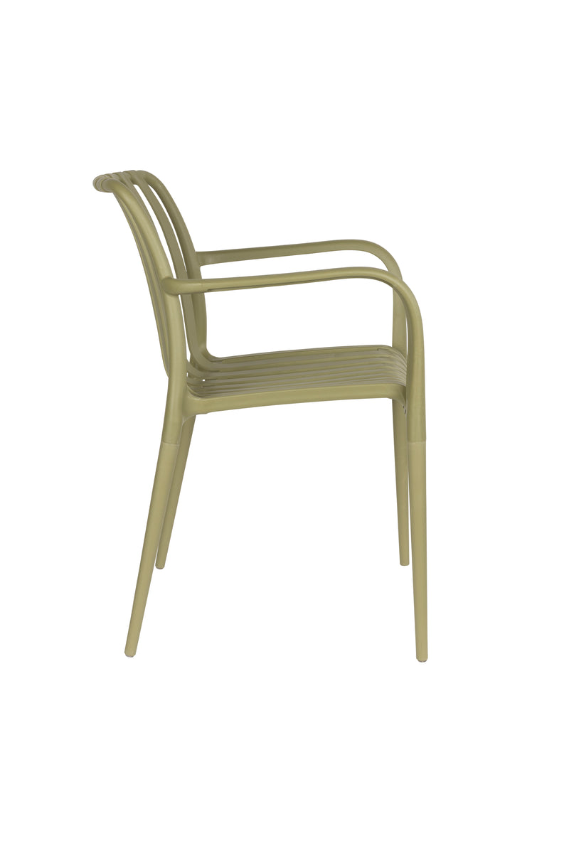 Tuinstoel Amae Polypropyleen Groen 57x53 cm-Eetkamerstoelen-Creating Home