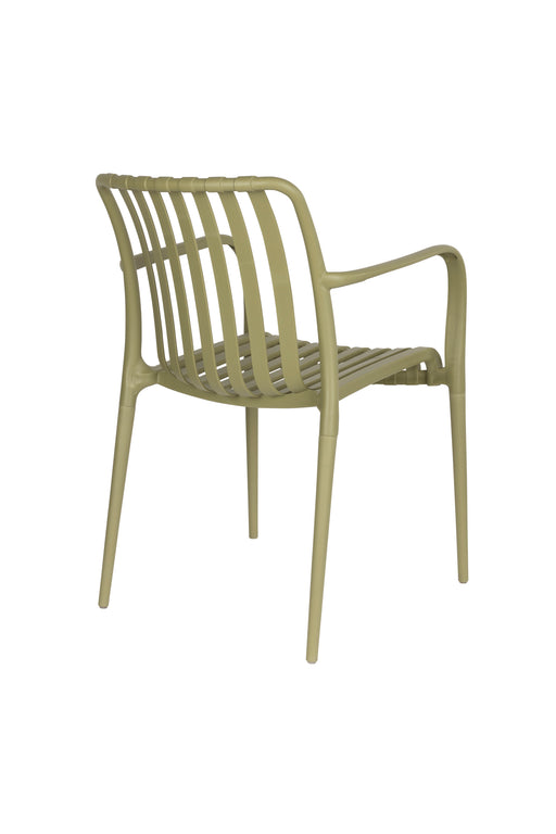 Tuinstoel Amae Polypropyleen Groen 57x53 cm-Tuinstoelen-Creating Home