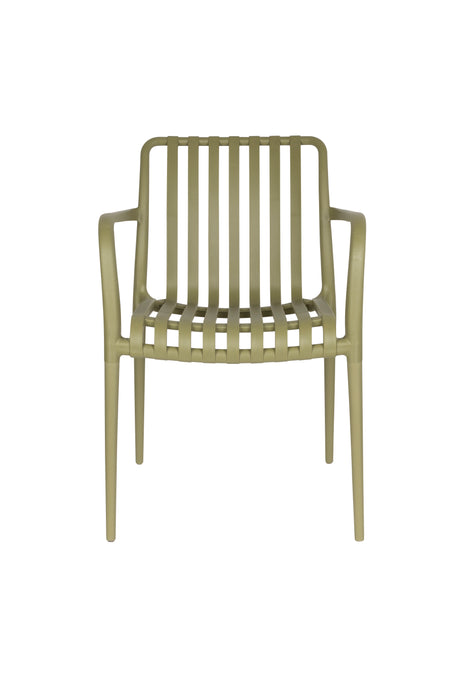 Tuinstoel Amae Polypropyleen Groen 57x53 cm-Tuinstoelen-Creating Home