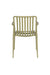 Tuinstoel Amae Polypropyleen Groen 57x53 cm-Tuinstoelen-Creating Home