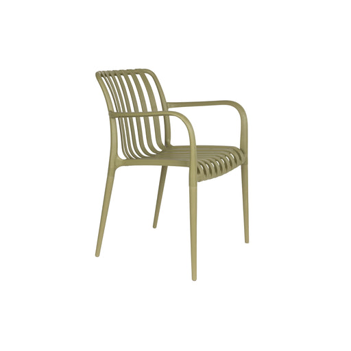 Tuinstoel Amae Polypropyleen Groen 57x53 cm-Tuinstoelen-Creating Home