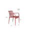 Tuinstoel Amae Polypropyleen Rood 57x53 cm