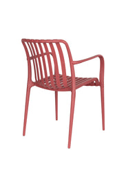 Tuinstoel Amae Polypropyleen Rood 57x53 cm-Eetkamerstoelen-Creating Home