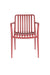 Tuinstoelen Outdoor Chair Amae Polypropylene plastic Rood 57x53 cm-Tuinstoelen-White Label Living
