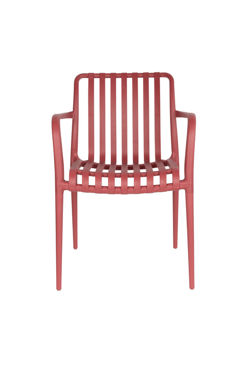 Tuinstoel Amae Polypropyleen Rood 57x53 cm-Tuinstoelen-Creating Home